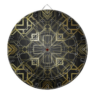 Decoratief goud dartbord
