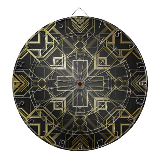 Decoratief goud dartbord (Voorkant)