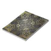 Decoratief goud notitieblok (Linkerzijde)