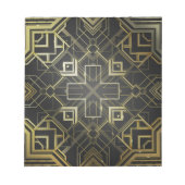 Decoratief goud notitieblok (Voorkant)