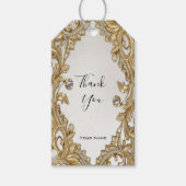 Decoratief gouden cadeau Label Cadeaulabel (Voorkant)