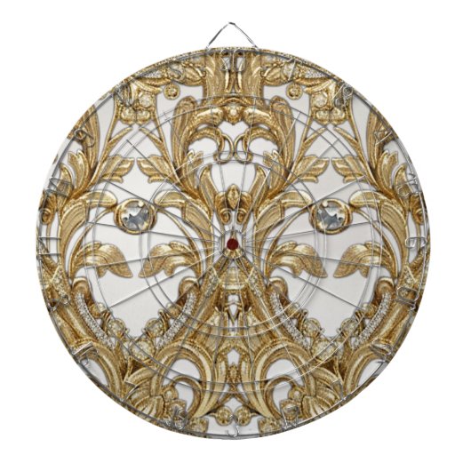 Decoratief gouden dartbord (Voorkant)