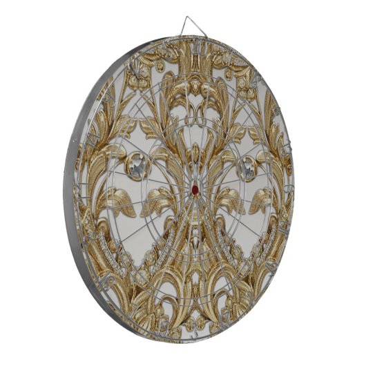 Decoratief gouden dartbord (Voorkant Links)