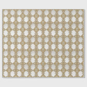 Decoratief gouden inpakpapier (Vlak)