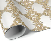 Decoratief gouden inpakpapier (Rol Hoek)