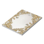 Decoratief gouden Notitieblok (Linkerzijde)