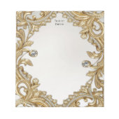 Decoratief gouden Notitieblok (Voorkant)