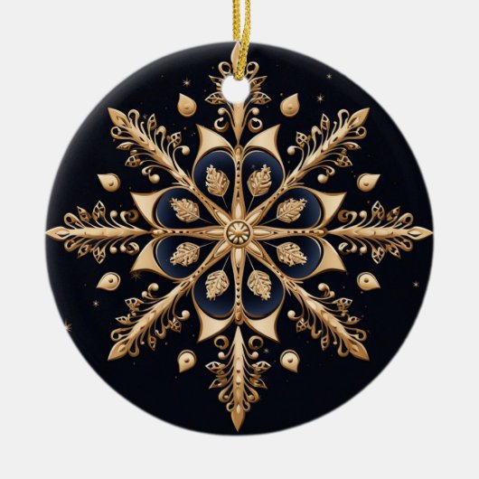 Decoratief gouden Ornament (Voorkant)