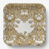 Decoratief gouden papier Bord (Voorkant)