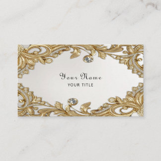 Decoratief gouden Visitekaartje