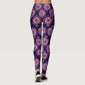 Decoratief granaatpatroon leggings (Achterkant)