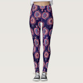 Decoratief granaatpatroon leggings (Voorkant)