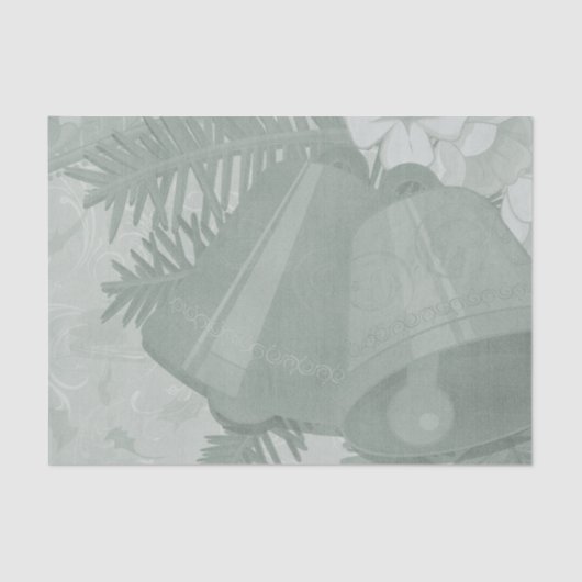 Decoratief groen kerstcadeaupapier tissuepapier (Voorkant)