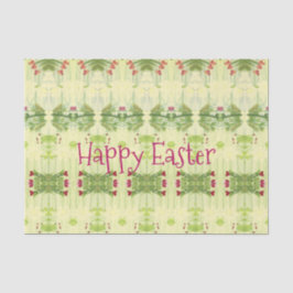 Decoratief groen patroon tissuepapier