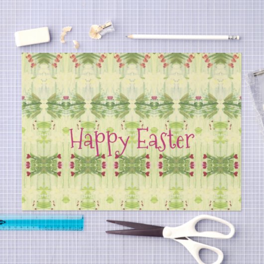 Decoratief groen patroon tissuepapier (Craft)