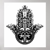 Decoratief Hamsa Design 2 Poster (Voorkant)