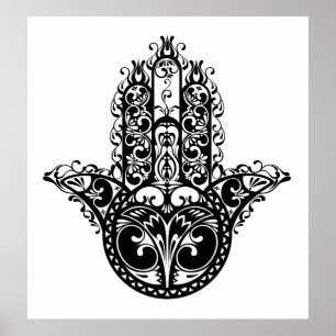 Decoratief Hamsa Design 2 Poster