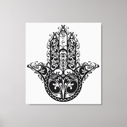 Decoratief Hamsa Design 6 Canvas Afdruk (Voorkant)