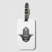 Decoratief Hamsa-ontwerp Bagagelabel (Voorkant (verticaal))
