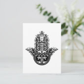 Decoratief Hamsa-ontwerp Briefkaart (Staand voorkant)