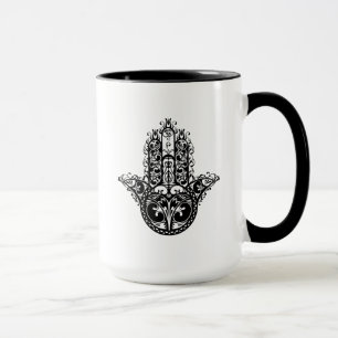 Decoratief Hamsa-ontwerp Mok