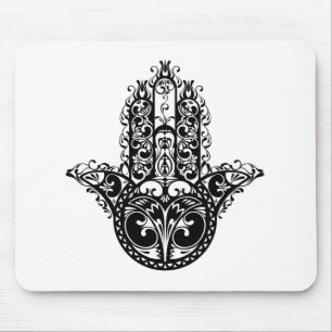 Decoratief Hamsa-ontwerp Muismat