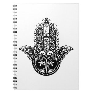 Decoratief Hamsa-ontwerp Notitieboek