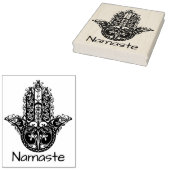 Decoratief Hamsa-ontwerp Rubberstempel (Gestempeld)