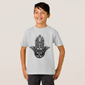 Decoratief Hamsa-ontwerp T-shirt (Voorkant volledig)