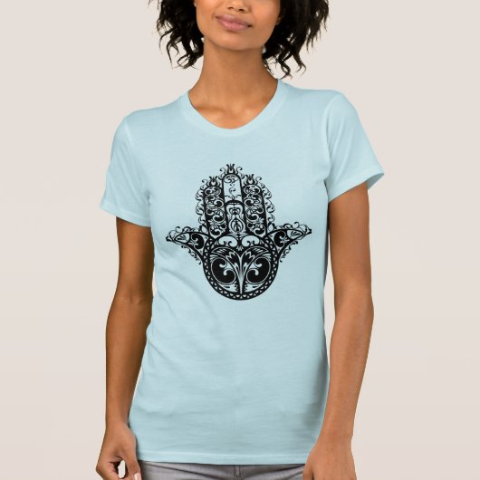 Decoratief Hamsa-ontwerp T-shirt (Voorkant)