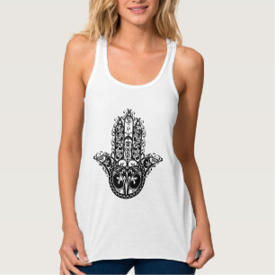 Decoratief Hamsa-ontwerp Tanktop