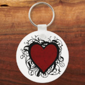 Decoratief hart sleutelhanger (Voorkant)