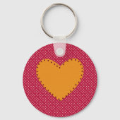 Decoratief hart sleutelhanger (Voorkant)