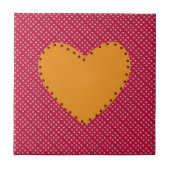 Decoratief hart tegeltje (Voorkant)