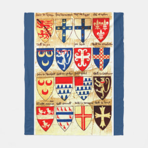 Decoratief heraldry patroon fleece deken