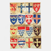 Decoratief heraldry patroon theedoek (Verticaal)