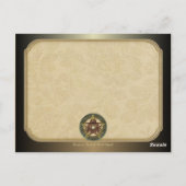 Decoratief herfst Briefkaart Pentacle Shades (Achterkant)