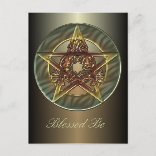 Decoratief herfst Briefkaart Pentacle Shades (Voorkant)