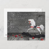 Decoratief Hobbelpaard Briefkaart (Voorkant / Achterkant)