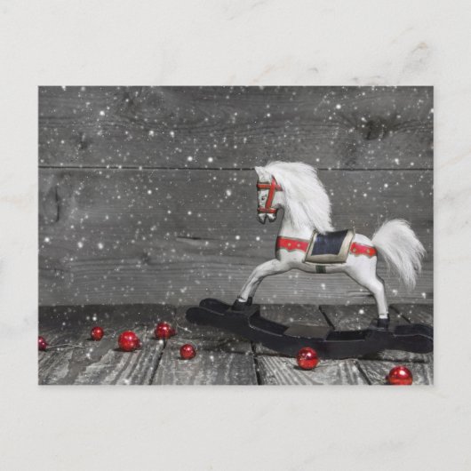 Decoratief Hobbelpaard Briefkaart (Voorkant)