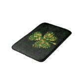 Decoratief Iers Shamrock - Clover Gold en Green Badmat (Gekanteld)