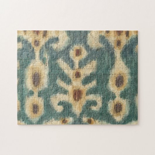 Decoratief Ikat Fabric-ontwerp van Chariklia Zarri Legpuzzel (Horizontaal)
