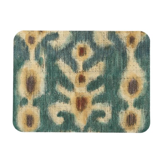 Decoratief Ikat Fabric-ontwerp van Chariklia Zarri Magneet (Horizontaal)