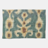 Decoratief Ikat Fabric-ontwerp van Chariklia Zarri Theedoek (Horizontaal)