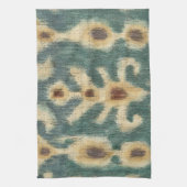 Decoratief Ikat Fabric-ontwerp van Chariklia Zarri Theedoek (Verticaal)