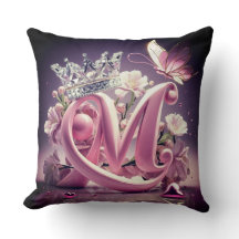 Decoratief Initiaal Letter M – gepersonaliseerde M