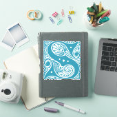 Decoratief Initiaal S Monogram Sticker -  S (iPad Cover)