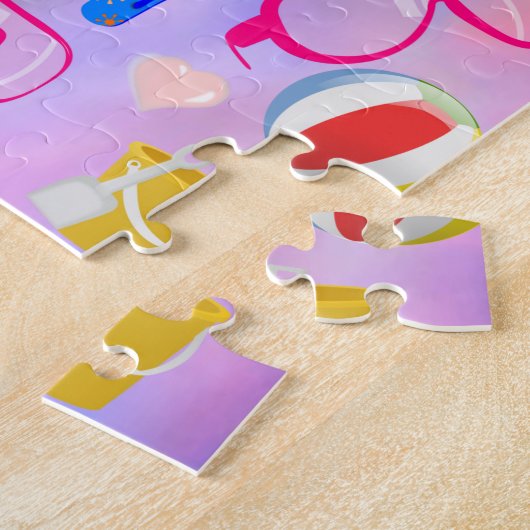 Decoratief Jigzaag Puzzle Legpuzzel (Zijkant)