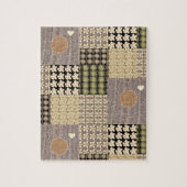 Decoratief Jigzaag Puzzle Legpuzzel (Verticaal)