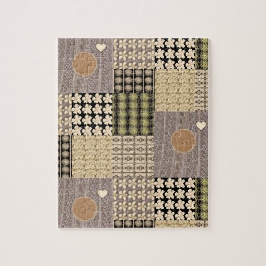 Decoratief Jigzaag Puzzle Legpuzzel (Verticaal)